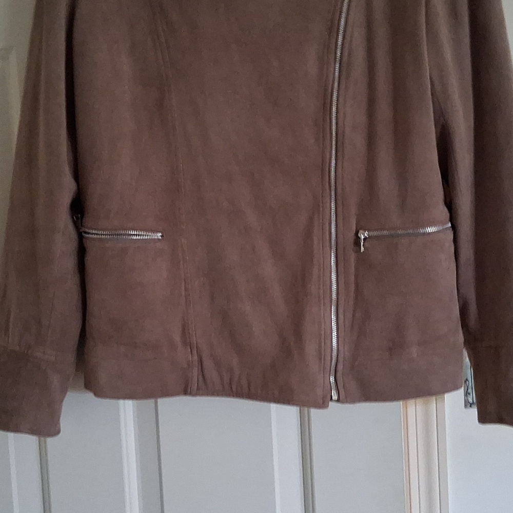NY Collection Brown Jacket - Picture 2 of 5